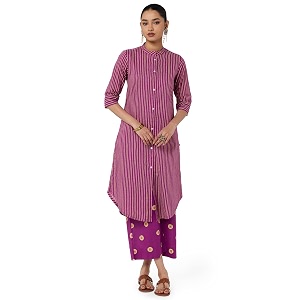 BIBA Women Cambric Straight Printed Suit Set