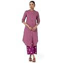 BIBA Women Cambric Straight Printed Suit Set