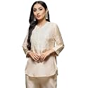 BIBA Women Cotton Blend Regular Fit Kurti