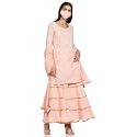 BIBA Women Cotton Kurta Garara Suit Set