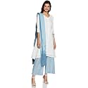 BIBA Women Cotton A-Line Kurta Palazzo Suit