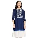 BIBA Women Cotton A-Line Kurta