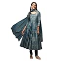BIBA Women Cotton Anarkali Kurta Churidar Suit