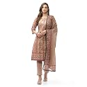 BIBA Women Cotton Straight Kurta Slim Pant