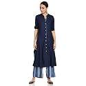 BIBA Women Cotton Salwar Suit Set