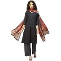 BIBA Women Cotton Straight Kurta Palazzo Suit