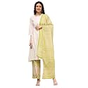 BIBA Women Cotton Straight Printed Suit Set