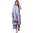 BIBA Women Cotton Straight Printed Suit Set