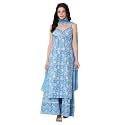 BIBA Women Cotton Straight Printed Suit Set