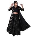 BIBA Women Cotton Three Piece Fusion Wear