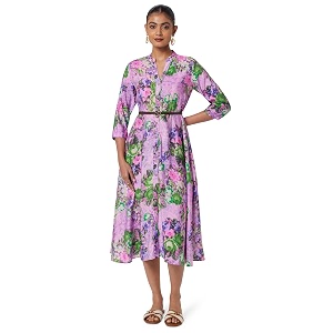 BIBA Women Fit and Flare Below the