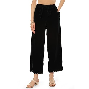 BIBA Women Velvet Palazzo