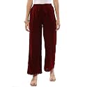 BIBA Women Velvet Palazzo