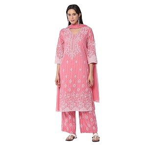 BIBA Women Kurta Bottom Dupatta