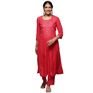 BIBA Women Kurta Suit Set