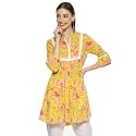 BIBA Women Cotton Regular Fit Printed Kurti