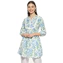 BIBA Women Cotton Regular Fit Printed Kurti