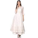 BIBA Women Poly Modal Anarkali Printed Dress