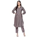 BIBA Women Poly Viscose Straight Printed Suit Set