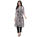 BIBA Women Polyester A Line Printed Kurta