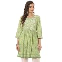 BIBA Women Cotton Flared Printed Kurti