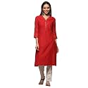 BIBA Women Polyester Regular Fit Asymmetric Kurta