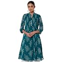 BIBA Women Polyester Straight Fit Printed Kurta