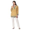 BIBA Women Polyester Straight Printed Kurti