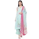 BIBA Women Polyester Straight Suit Set