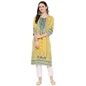 BIBA Women Polyester Straight Fit Printed Kurta