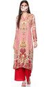 BIBA Women Printed Floral Print Straight Kurta