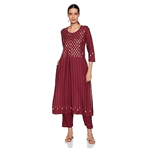 BIBA Women Kurta Suit Set