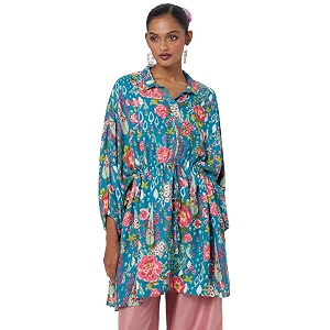 BIBA Women Rayon Regular Fit Liva Printed
