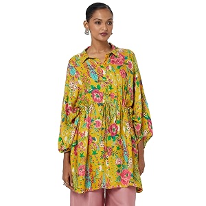 BIBA Women Rayon Regular Fit Liva Printed