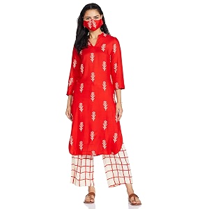 BIBA Women Salwar Kurta Dupatta