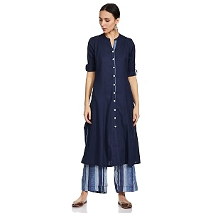 BIBA Women Cotton Salwar Suit Set