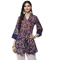 BIBA Women Rayon Regular Fit Flared Printed
