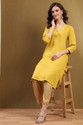 BIBA Women Solid Straight Kurta