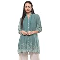 BIBA Women Polyester Straight Printed Top