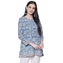 BIBA Women39s Polyester Straight Fit Straight Denim