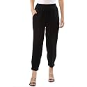 BIBA Women Viscose Regular Solid Pants
