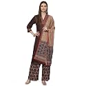 BIBA Women Viscose Straight Kurta Palazzo Suit