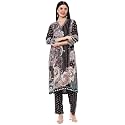 BIBA Women Viscose Straight Kurta Set