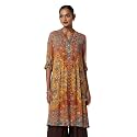 BIBA Women Viscose Straight Printed Kurti