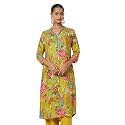 BIBA Women Viscose Straight Fit Liva Straight