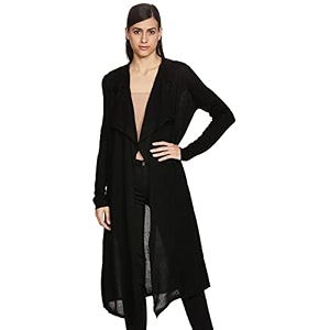 BIBA Women Woollen Front Open Solid Shrug