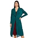 BIBA Women Woollen Front Open Solid Shrug