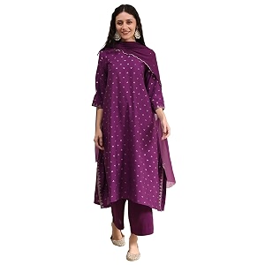 BIBA Womens Kurta Set