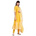 BIBA Women Cotton Anarkali Kurta Churidar Suit Set