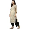 BIBA Womens Rayon Regular Fit Solid A
